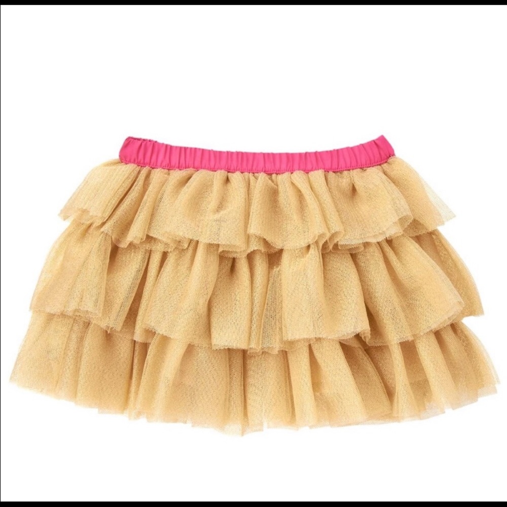 Gold glitter Gymboree skirt size 4T